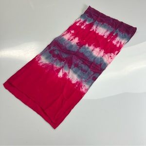 women’s pink purple tie dye scarf L13-20